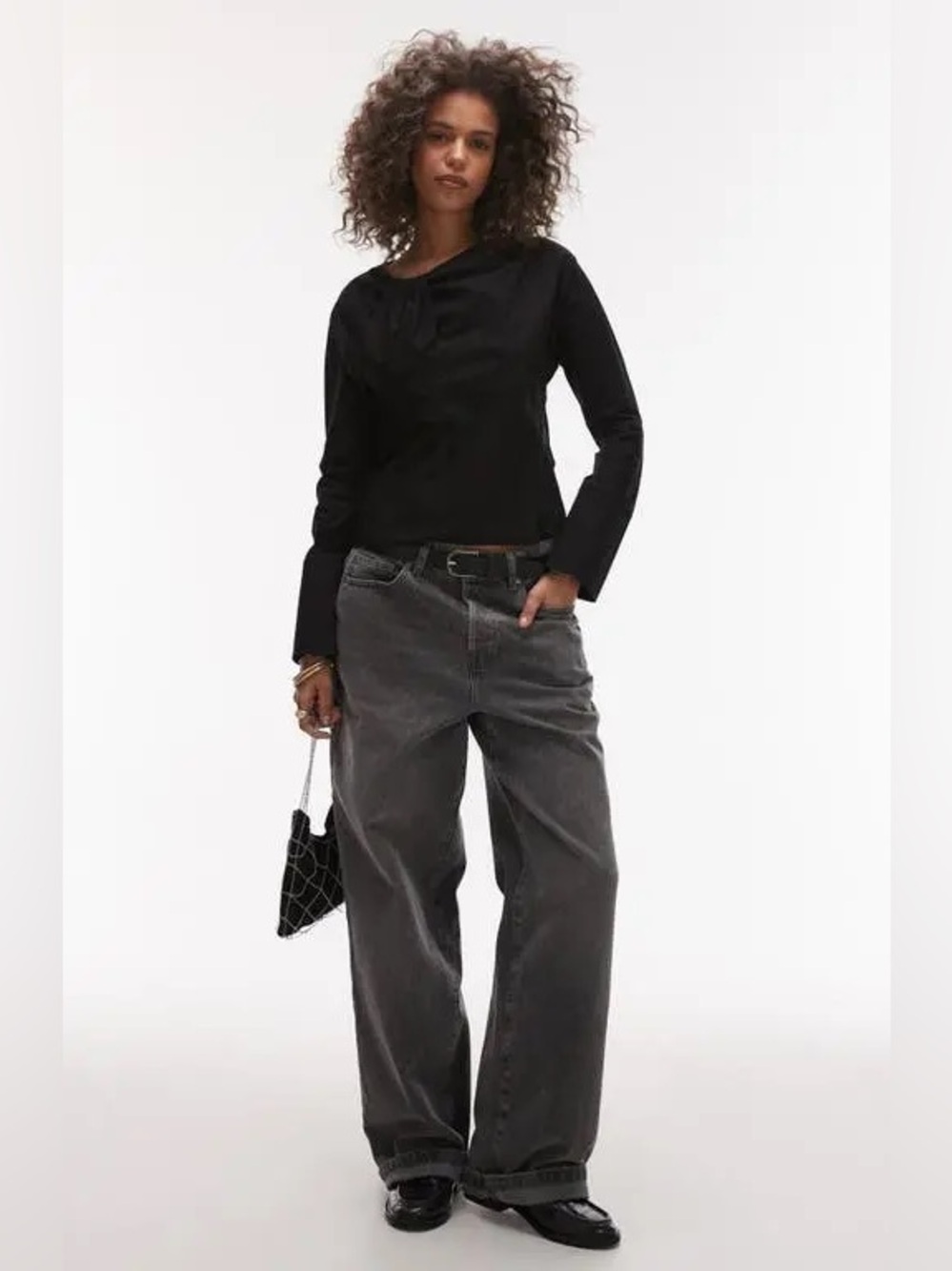 Twist Front Poplin Top - Picture 4 of 5